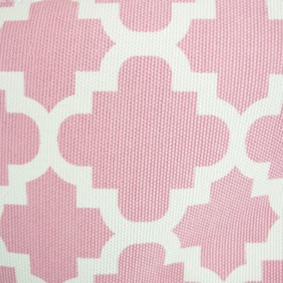 Image showing  Lattice Rectangle Polyester Bin, Rose Rectangle Medium 16x10x12 in.