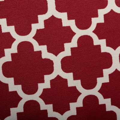 Image showing  Lattice Rectangle Polyester Bin, Rust Rectangle Small 14x8x9