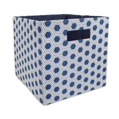 Zingz & Thingz Square Polyester Cube Storage Bin, 13 in. x 13 in. x 13 in.