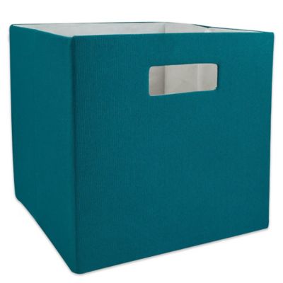 Image showing  Solid Square Polyester Cube Storage Bin, 13 in. x 13 in. x 13 in.