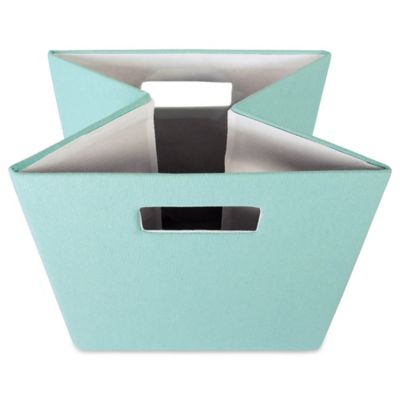 Image showing  Solid Square Polyester Cube Storage Bin, 13 in. x 13 in. x 13 in.