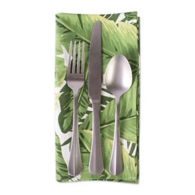 Image showing  Banana Leaf Print Cloth Napkin Set, 20 in. x 20 in., 6 pc.