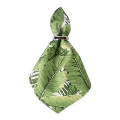 Image showing  Banana Leaf Print Cloth Napkin Set, 20 in. x 20 in., 6 pc.