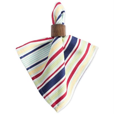 Image showing  Basic Primary Saturated Striped Napkin, Set of 6