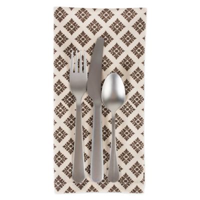 Image showing  Heirloom Diamond Printed Napkins, 6 pc.