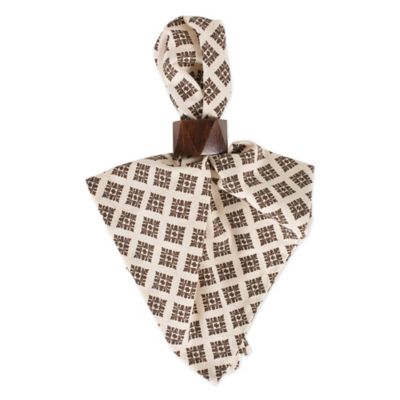 Image showing  Heirloom Diamond Printed Napkins, 6 pc.