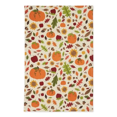 Image showing  Pumpkin Spice Plaid Dish Towel Set, 2 pc.