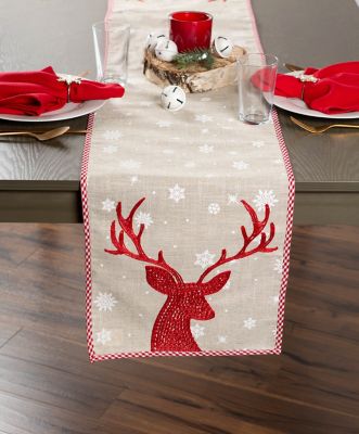 Image showing  Decorative Table Runner, 14 in. x 72 in., For Tables that Seat 6 to 10 People