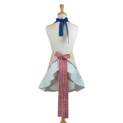 Image showing  Red Rooster Ruffle Apron