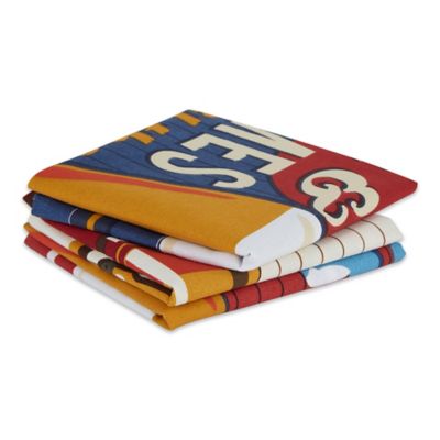 Image showing  Assorted Retro Beer Print Dish Towel Set, 18 in. x 28 in., 3 pc.