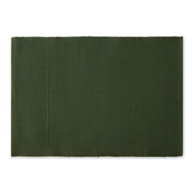 Image showing  Dark Green Ribbed Place Mat
