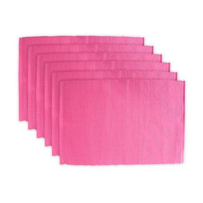 Zingz & Thingz Flamingo Ribbed Place Mat, 13 in. x 19 in.