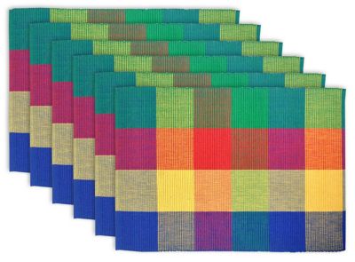 Zingz & Thingz Indian Summer Ribbed Place Mats