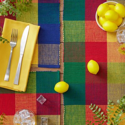 Image showing  Indian Summer Ribbed Place Mats, 13 in. x 19 in., 6-Pack