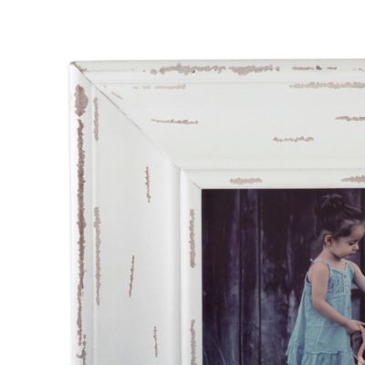 Image showing  Distressed Farmhouse Picture Frame, 5 in. x 7 in., Distressed White
