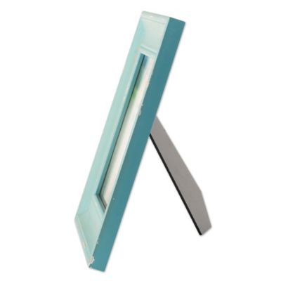 Image showing  Distressed Farmhouse Picture Frame, 4 in. x 6 in., Distressed Blue