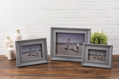 Image showing  Distressed Farmhouse Picture Frame, 5 in. x 7 in., Distressed Gray