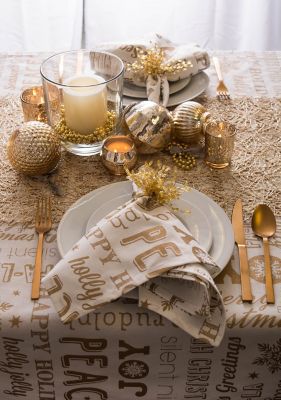 Image showing  Sequin Mesh Table Runner Roll, 16 in. x 120 in.