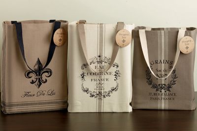 Image showing  French Print Bags, 3-Pack