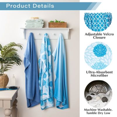 Image showing  Women's Plus Size Shower Wrap, 62 in. x 32.5 in.