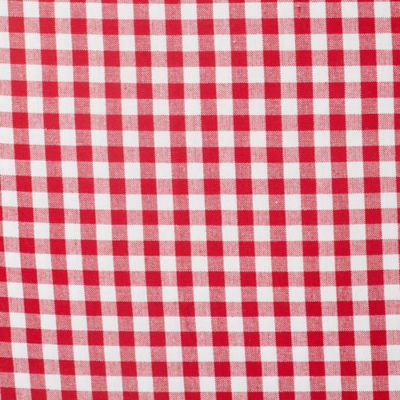Image showing 8 th DII Tango Red Gingham Checkered Napkin, Set of 6
