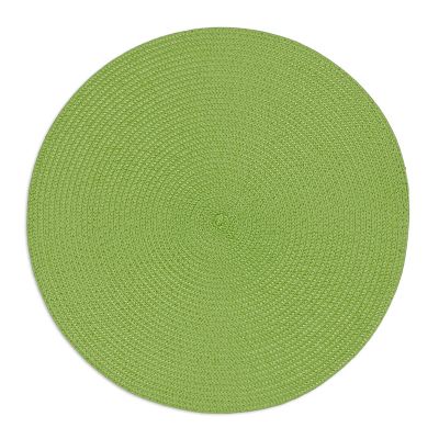 Image showing  Round Woven Polypropylene Place Mats, 15 in., 6-Pack