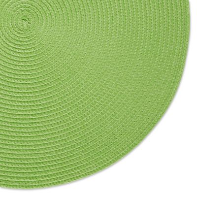 Image showing  Round Woven Polypropylene Place Mats, 15 in., 6-Pack