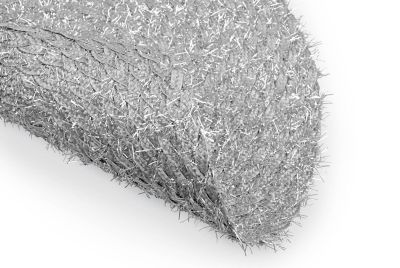 Image showing  Round Woven Polypropylene Tinsel Place Mats, 15 in., 6-Pack