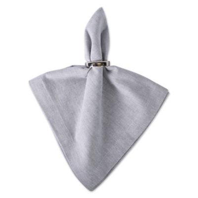Image showing  Solid Chambray Cloth Napkin Set, 20 in. x 20 in., 6 pc.