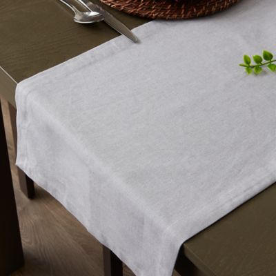 Image showing 9 th DII Solid Chambray Table Runner