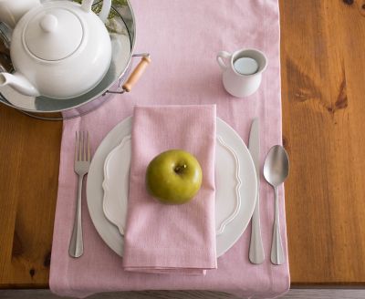 Image showing 5 th DII Solid Chambray Table Runner