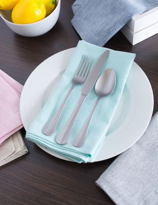 Image showing 6 th DII Solid Chambray Tablecloth, 60 in. x 104 in.