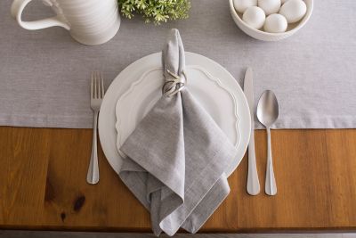 Image showing  Solid Chambray Table Runner