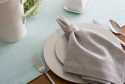 Image showing  Solid Chambray Table Runner