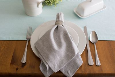 Image showing  Solid Chambray Table Runner