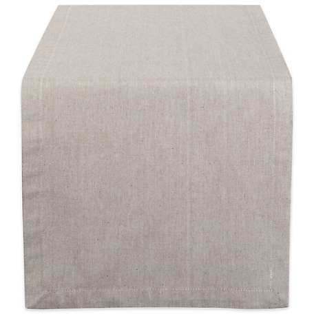 Design Imports Solid Chambray Table Runner