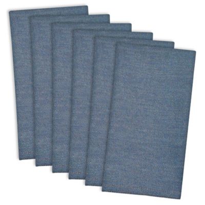 Zingz & Thingz Denim Embroidered Napkins, 6 pc.