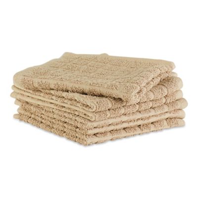 Image showing  Solid Windowpane Terry Dish Cloth Set, 12 in. x 12 in., 6 pc.
