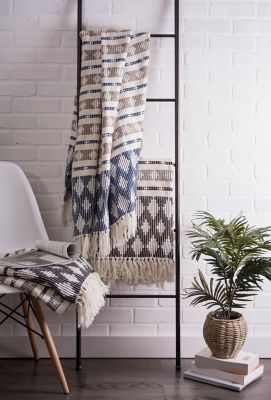 Image showing 7 th DII Cotton Colby Southwest Throw Blanket, 50 in. x 60 in.