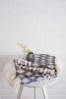 Image showing  Cotton Colby Southwest Throw Blanket, 50 in. x 60 in.