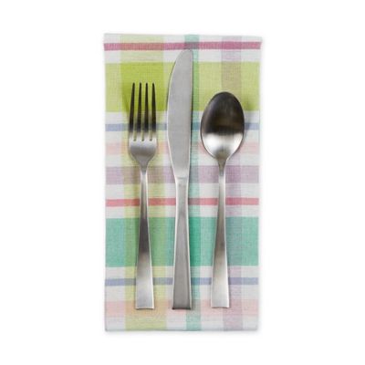 Image showing  Spring Plaid Napkins, 6 pc.