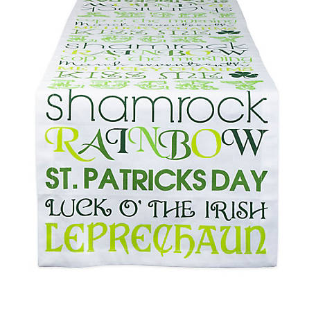 Zingz & Thingz St. Patrick's Day Print Table Runner