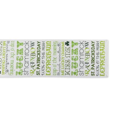 Image showing  St. Patrick's Day Print Table Runner