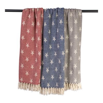 Image showing  Cotton Stars Throw Blanket, 50 in. x 60 in.