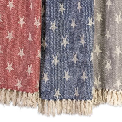 Image showing  Cotton Stars Throw Blanket, 50 in. x 60 in.