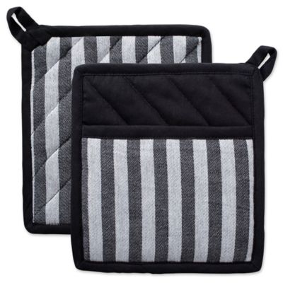 Zingz & Thingz Striped Pot Holder