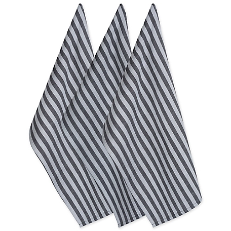 Zingz & Thingz Striped Dish Towel Set, 18 in. x 28 in., 3 pc.