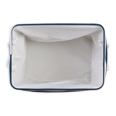 Image showing  Striped with Paw Patch Rectangular Polyester Pet Storage Bin, 15 in. x 18 in. x 18 in.