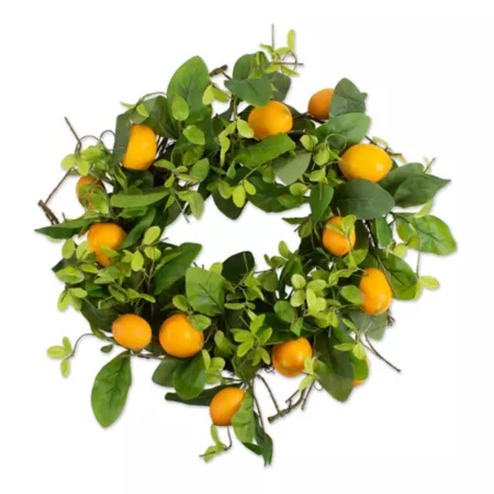 Zingz & Thingz Synthetic Lemon Wreath Artificial Plants & Flowers