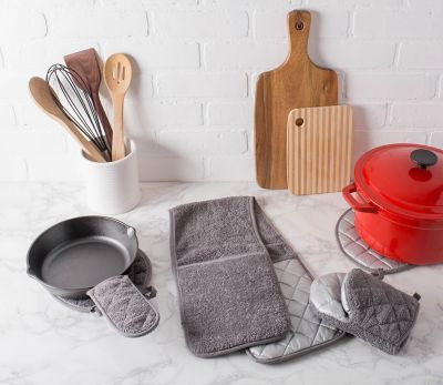 Image showing  Terry Double Oven Mitt, 36 in. x 7.5 in.